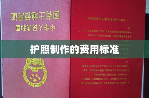新乡护照制作的费用标准