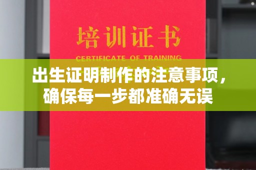 新乡出生证明制作的注意事项，确保每一步都准确无误